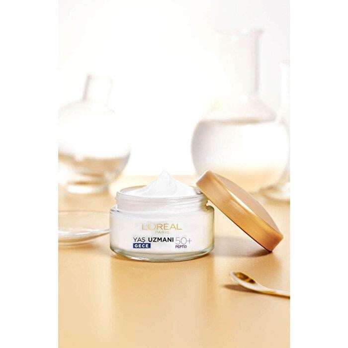 L'Oréal Paris Yaş Uzmanı 50+ Kırışıklık Karşıtı Yenileyici Gece Kremi