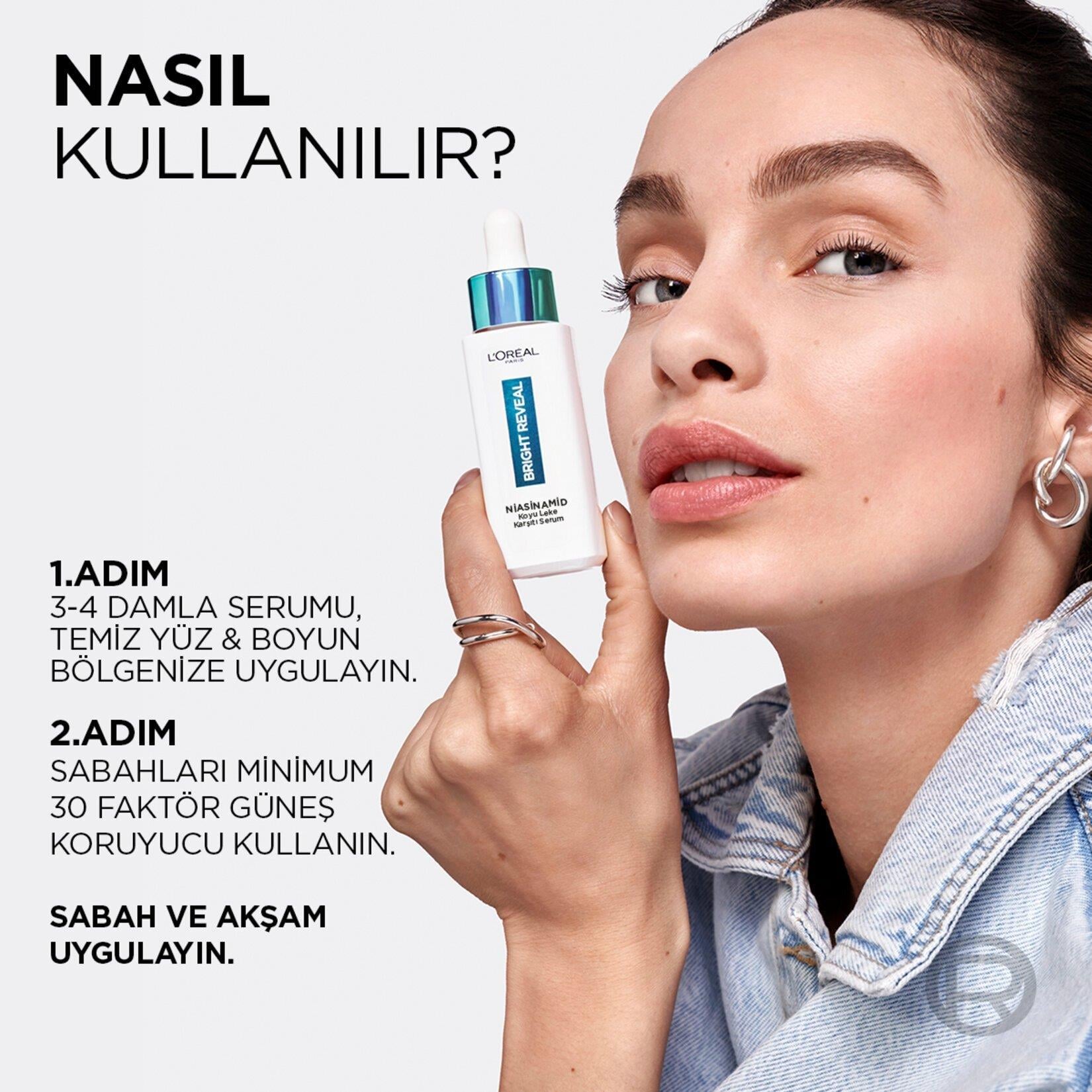 Loreal Paris Bright Reveal Koyu Leke Karşıtı Yüz Serumu 30 ml