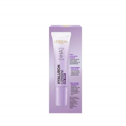 Loreal Paris Hyaluron Uzmanı Nemlendirici Göz Kremi 15 ml