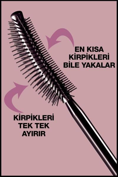 Maybelline New York Lash Sensational Yelpaze Etkili Siyah Maskara