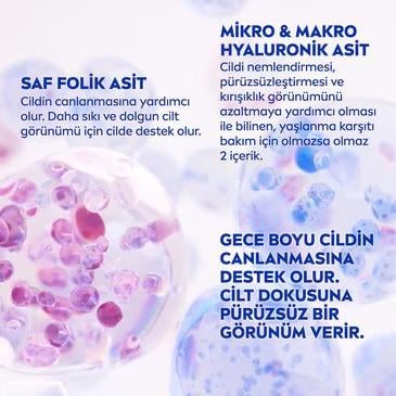 NIVEA Cellular Expert Filler Yoğun Yaşlanma Karşıtı Gece Yüz Bakım Kremi 50ml