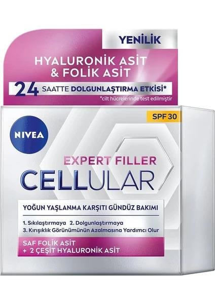 Nivea Cellular Expert Filler Yoğun Yaşlanma Karşıtı Spf 30 Gündüz Yüz Bakım Kremi 50 ml
