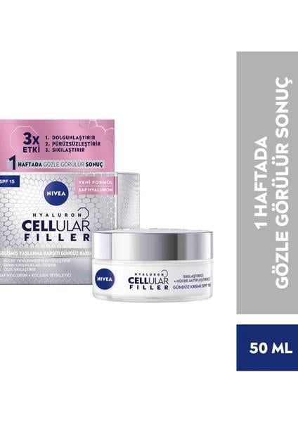 Nivea Celular Filler Gelişmiş Yaşlanma Karşıtı Gündüz Kremi Spf 15 50 ml