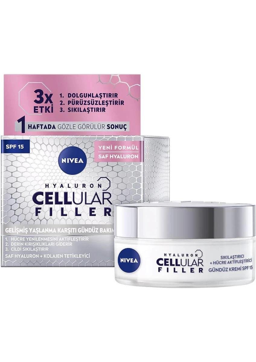 Nivea Celular Filler Gelişmiş Yaşlanma Karşıtı Gündüz Kremi Spf 15 50 ml