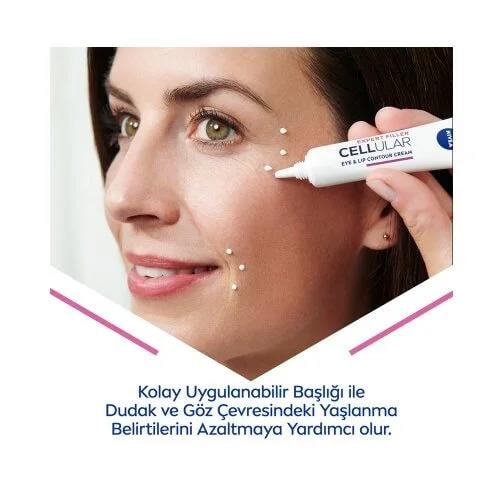 NIVEA Hyaluron Cellular Filler Sıkılaştırıcı Göz Bakım Kremi 15ml