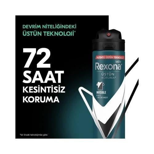 Rexona Invisible Black & White Erkek Deodorant 150 ml