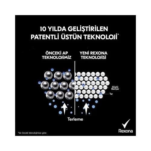 Rexona Invisible Black & White Erkek Deodorant 150 ml