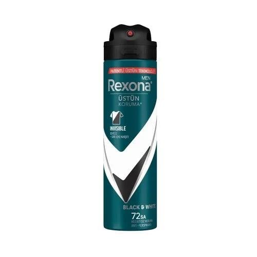 Rexona Invisible Black & White Erkek Deodorant 150 ml