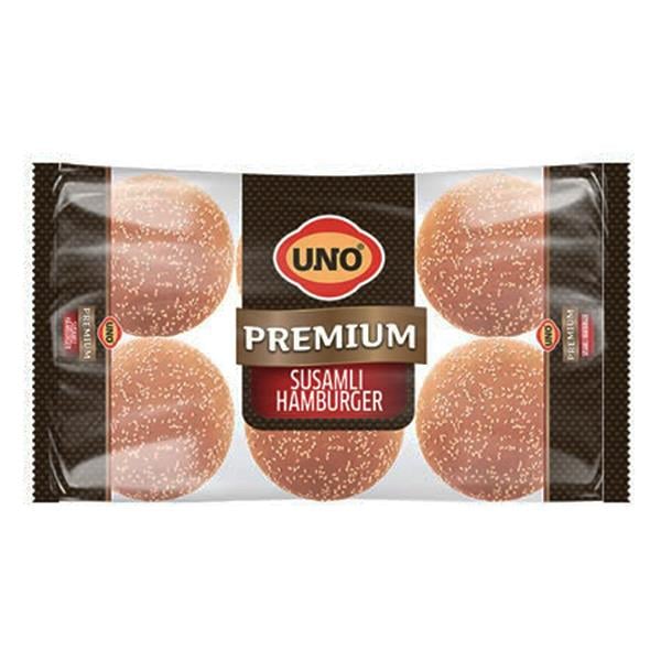 Uno Premium Susamlı Hamburger Ekmeği 