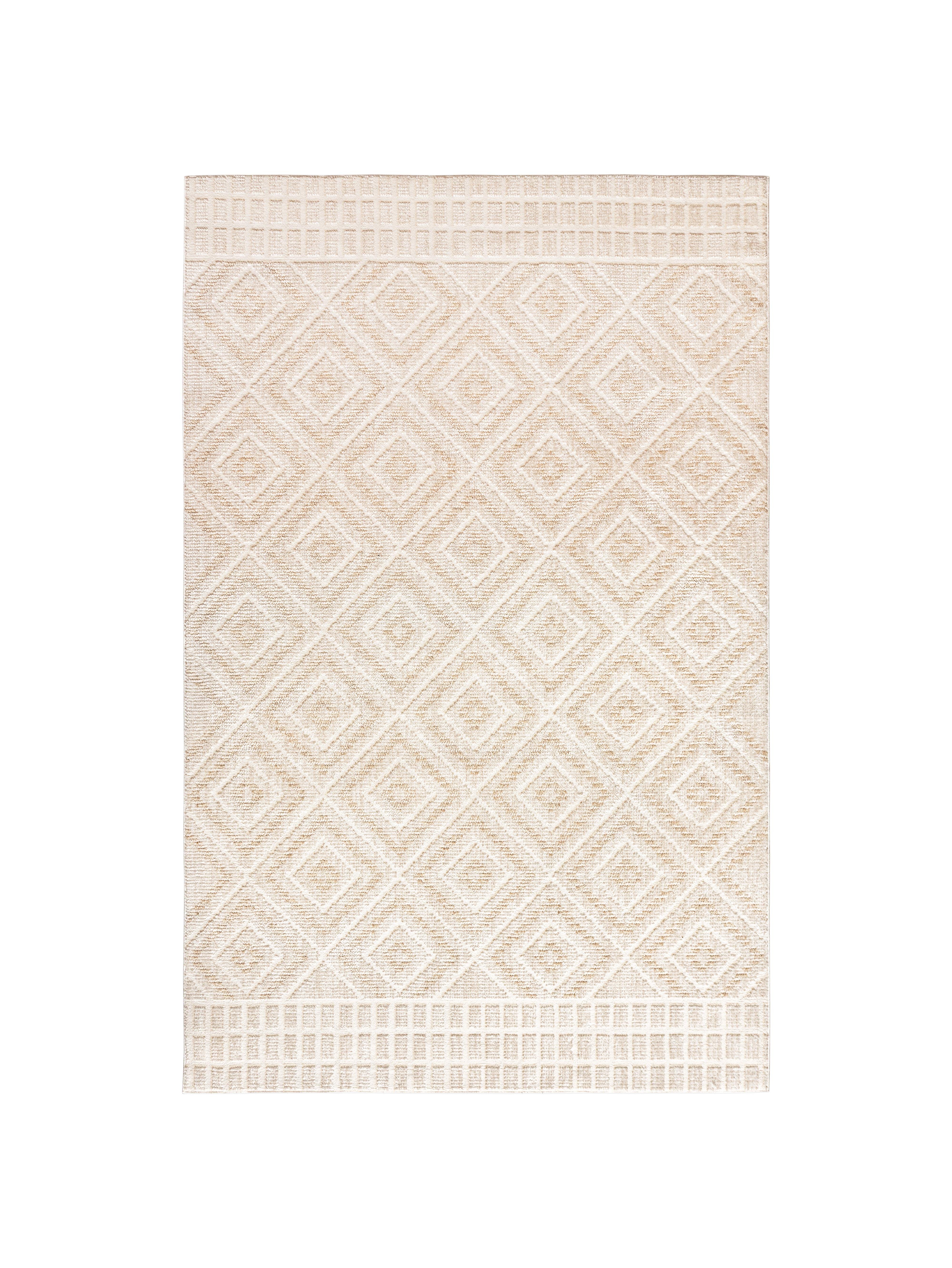 NOMADGeometrik  Desenli Makine Halısı – Bej | Salon, Mutfak, Yolluk, Yatak Odası, Oturma Odası – NMD-03
 NMD-03