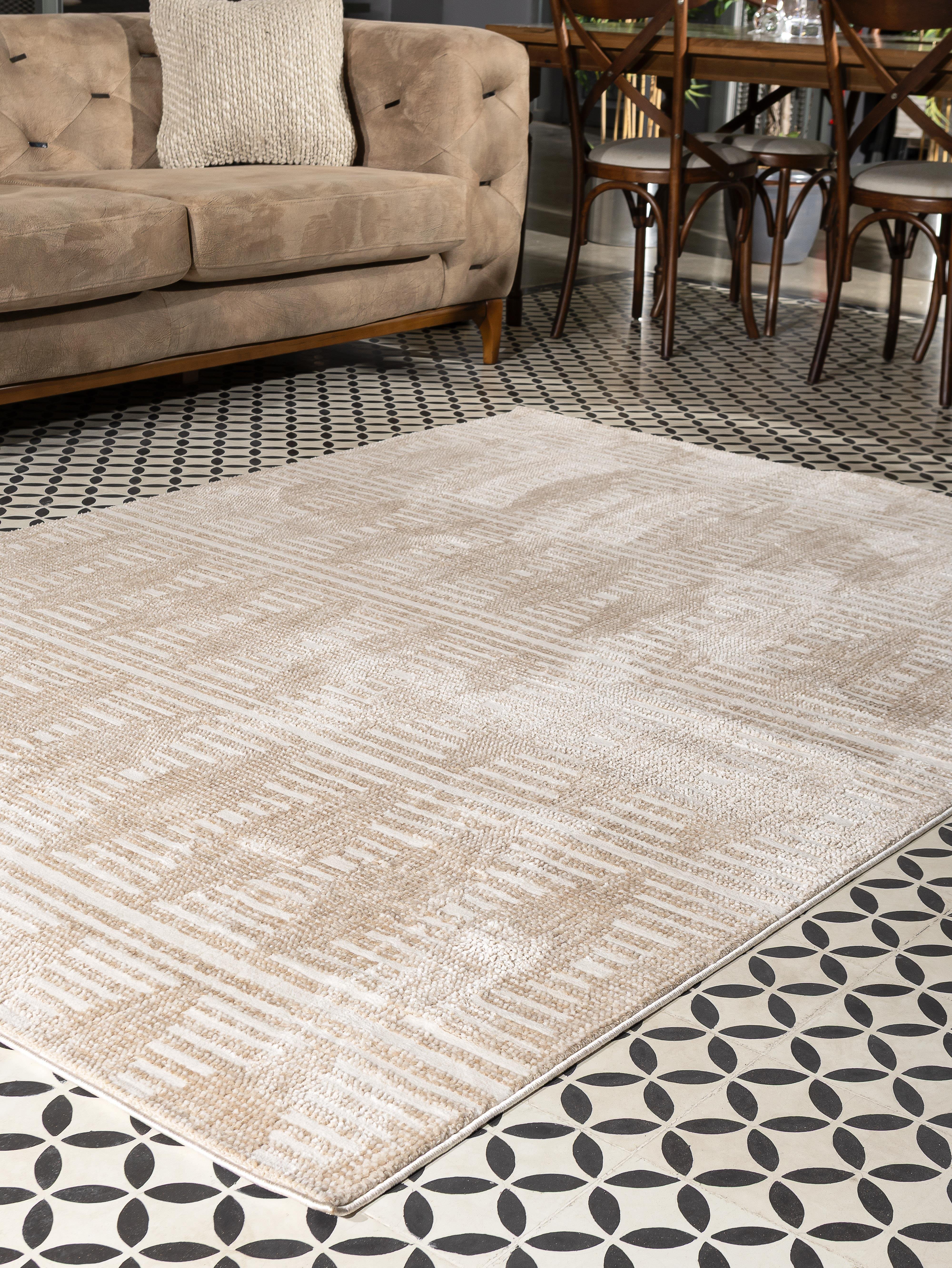 NOMADNomad Etnik Desenli Modern Makine Halısı – Krem & Bej | Salon, Yatak Odası, Mutfak, Yolluk. Oturma Odası – NMD-05
 NMD-05
