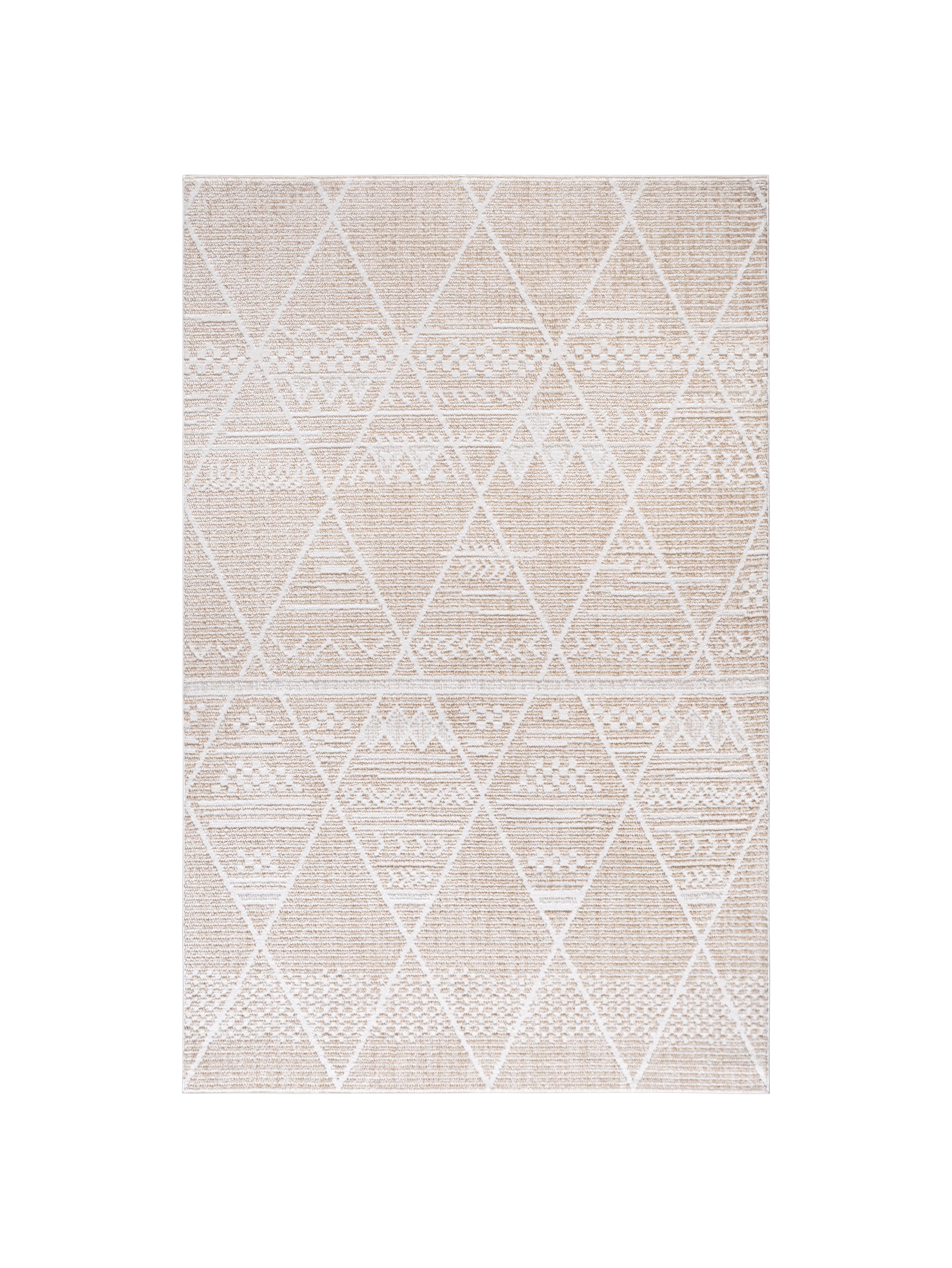 NOMADGeometrik Etnik Desenli Makine Halısı – Bej | Salon, Mutfak, Yolluk, Yatak Odası, Oturma Odası – NMD-02
 NMD-02