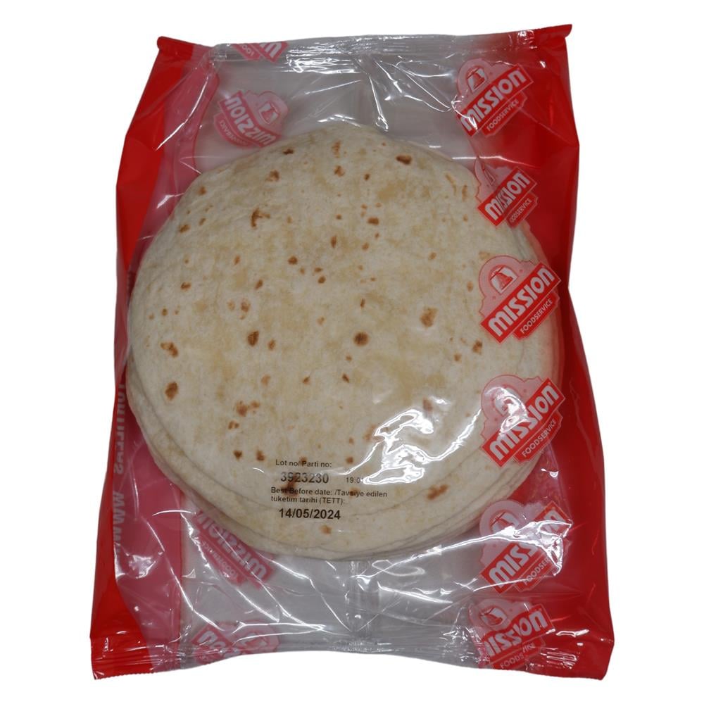 15 Cm Unlu Tortilla Ekmeği Mission (288 Adet)
