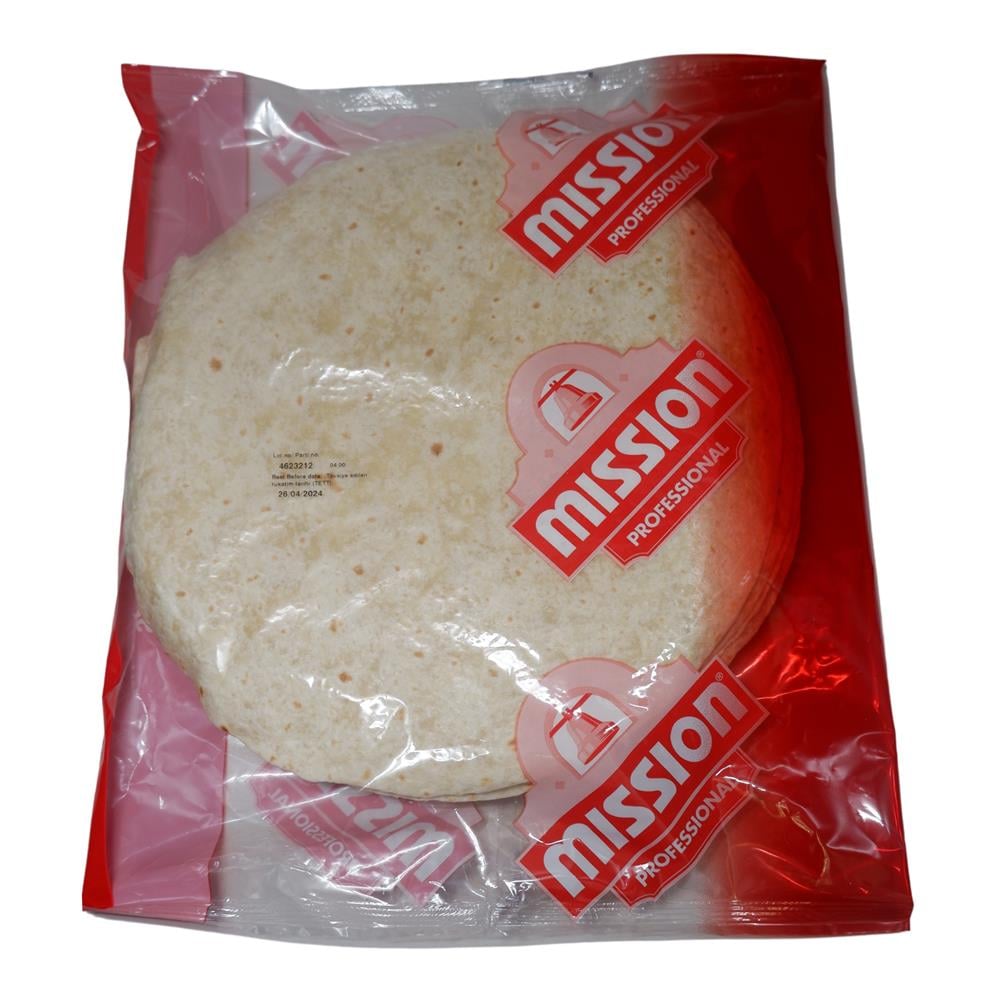 28 Cm Unlu Tortilla Ekmeği Mission (108 Adet)