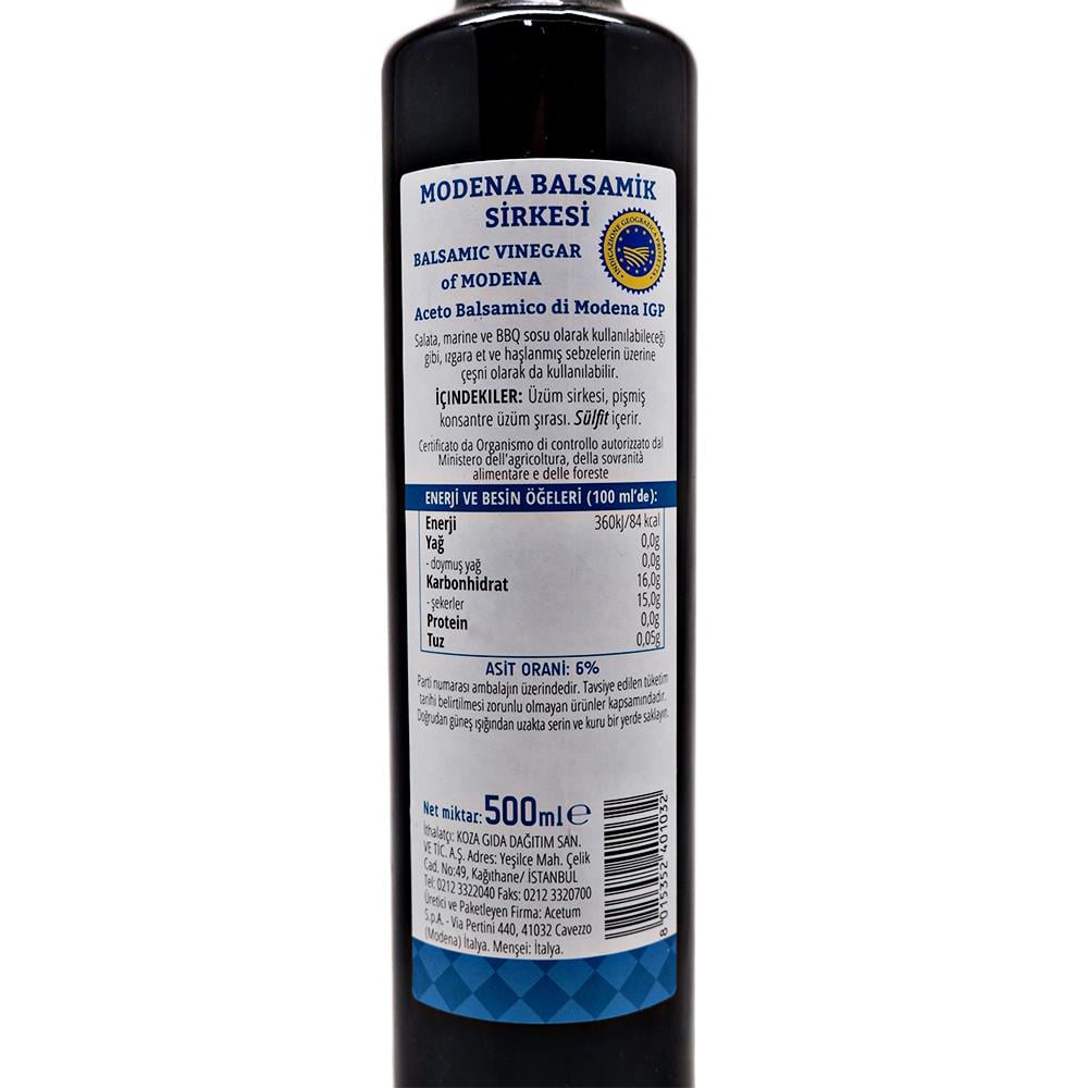Acetum Balsamik Sirkesi 500 ml