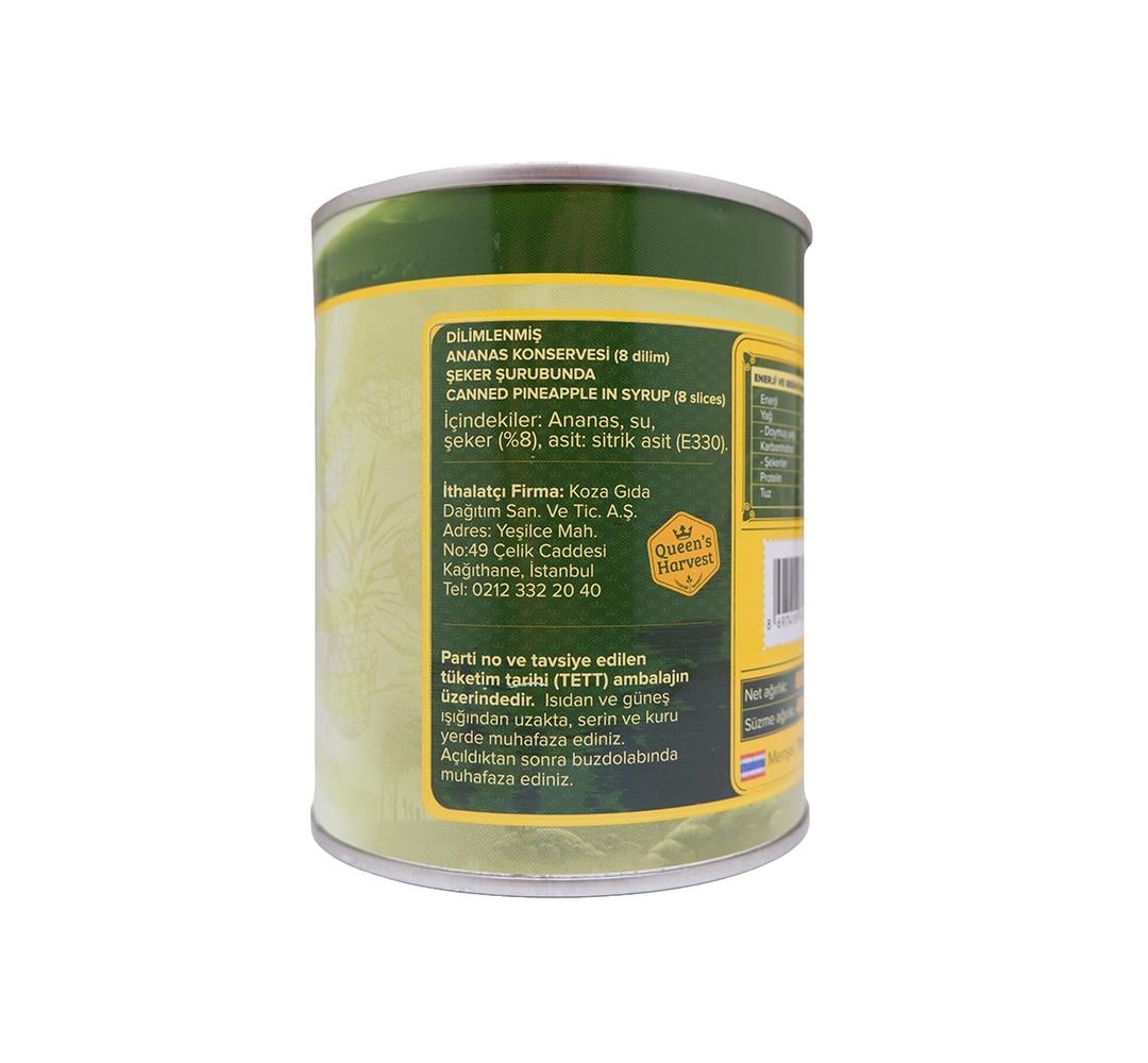 Ananas Dilimleri (8 Dilim) 850 Gr