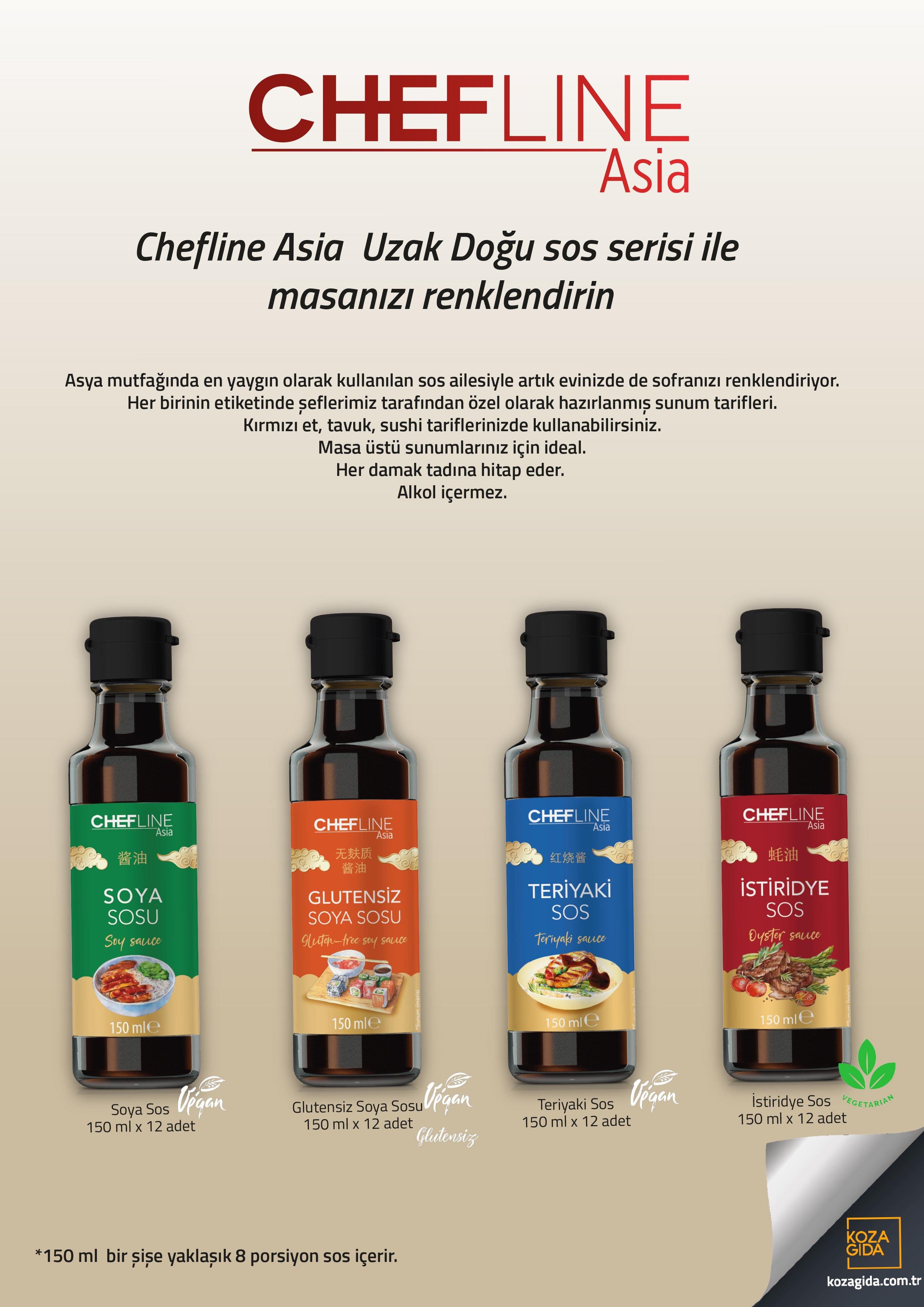 Chefline Asia Soya Sosu 150 ml