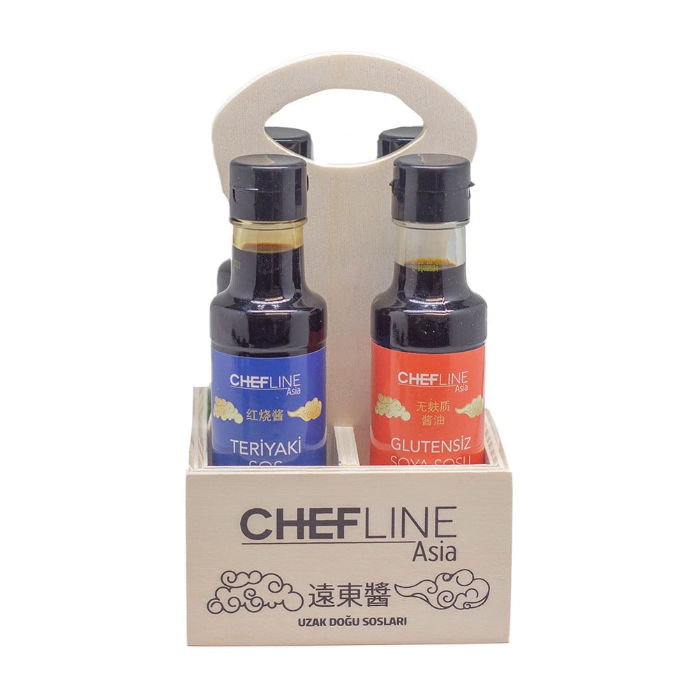 CHEFLINE ASIA UZAK DOĞU SOSLARI TAŞIYICI HEDİYELİ SET