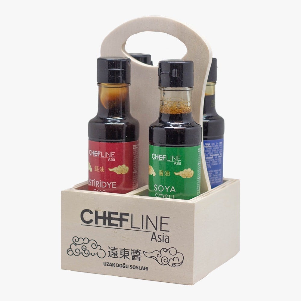 CHEFLINE ASIA UZAK DOĞU SOSLARI TAŞIYICI HEDİYELİ SET