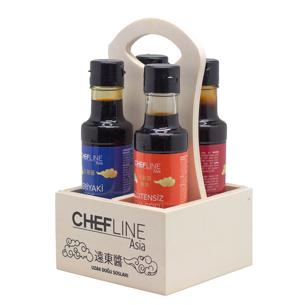 CHEFLINE ASIA UZAK DOĞU SOSLARI TAŞIYICI HEDİYELİ SET