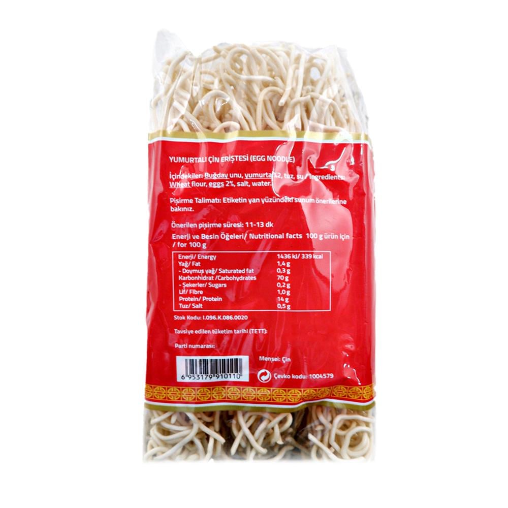 Chefline Asia Yumurtalı Çin Eriştesi 350 gr x 3 Adet