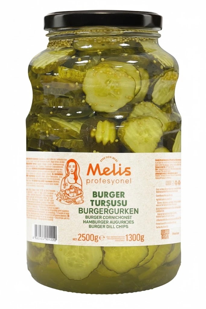 Dilimli Burger Turşusu 2,5 Lt