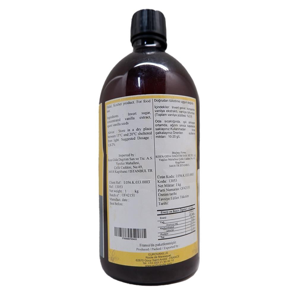 Eurovanılle Vanilya Ekstraktı (Tohumlu) 1 kg