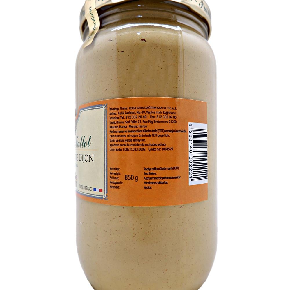 Fallot Dijon Hardalı 850 gr