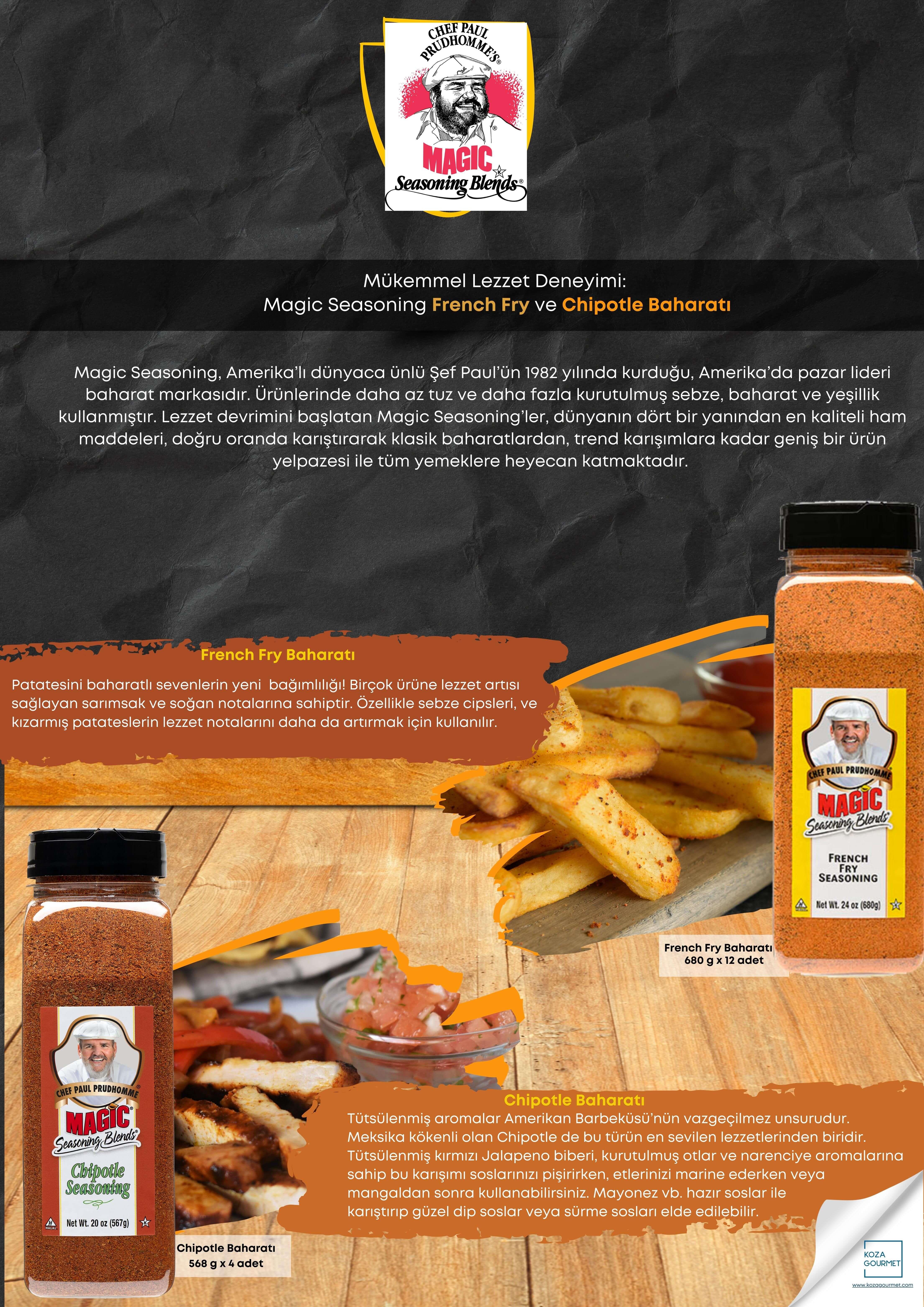 French Fry Baharatı Magic 680 Gr