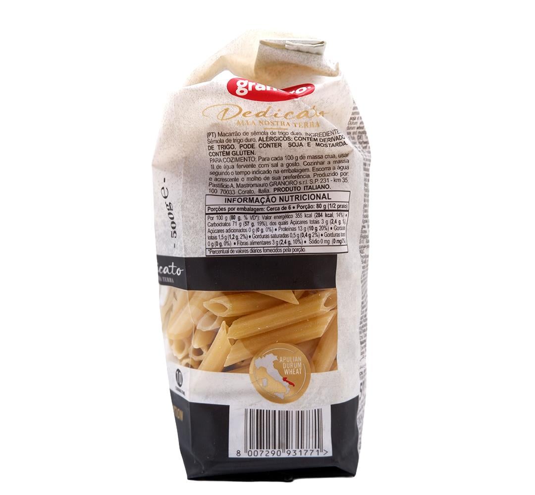 Granoro Dedicato Penne Rigate 500 gr