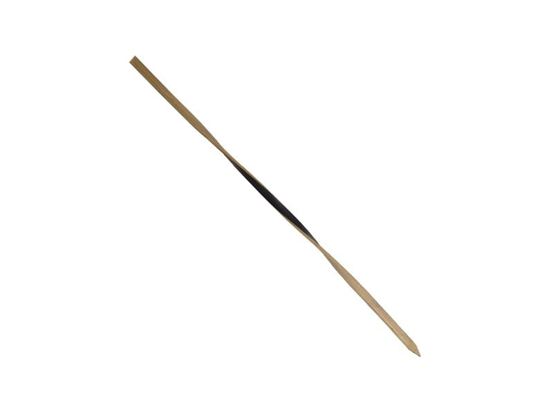 Kıvrımlı Siyah Bambu Kürdan (9 cm) 100 adet