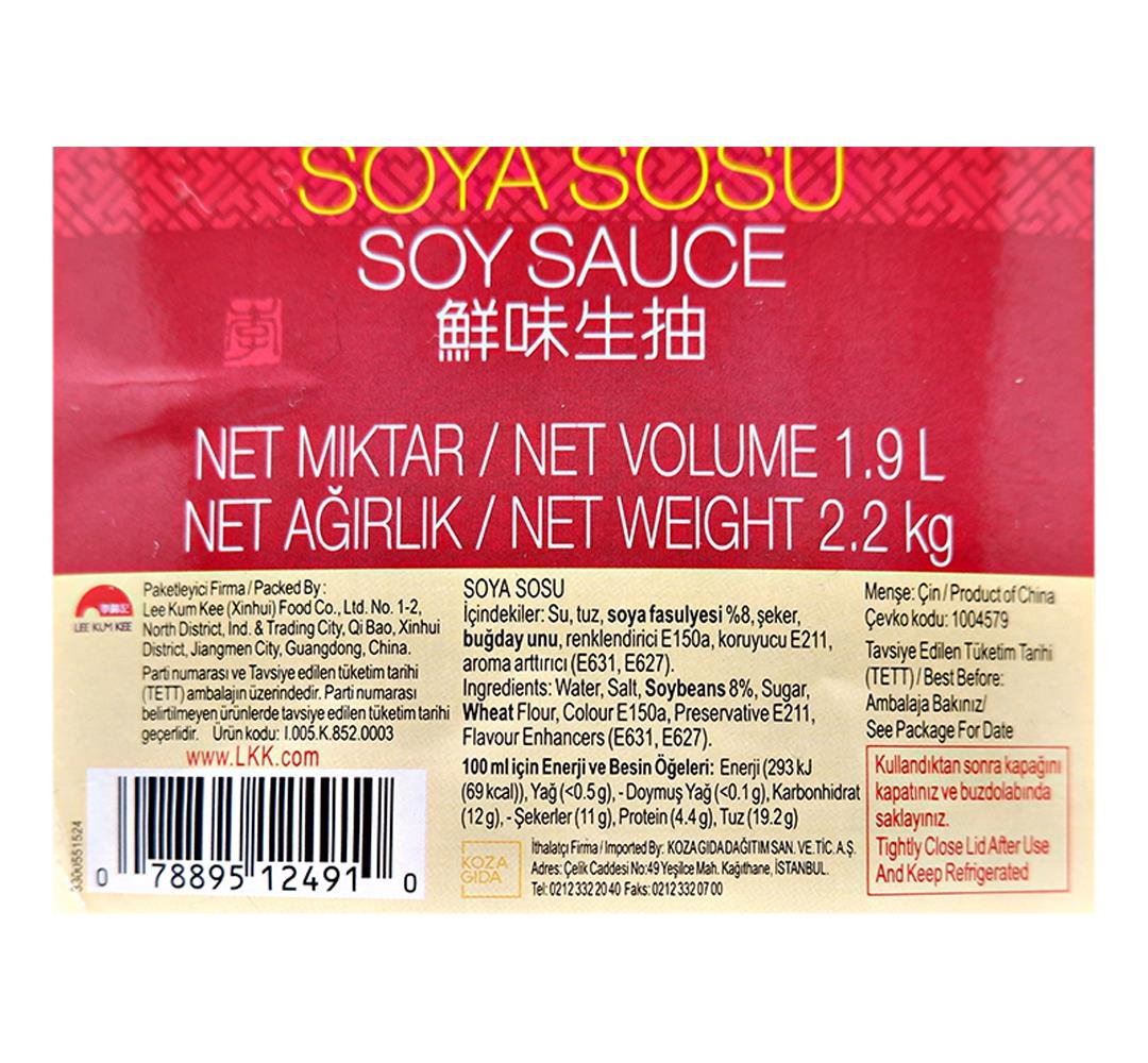 Lee Kum Kee Soya Sosu 2200 gr