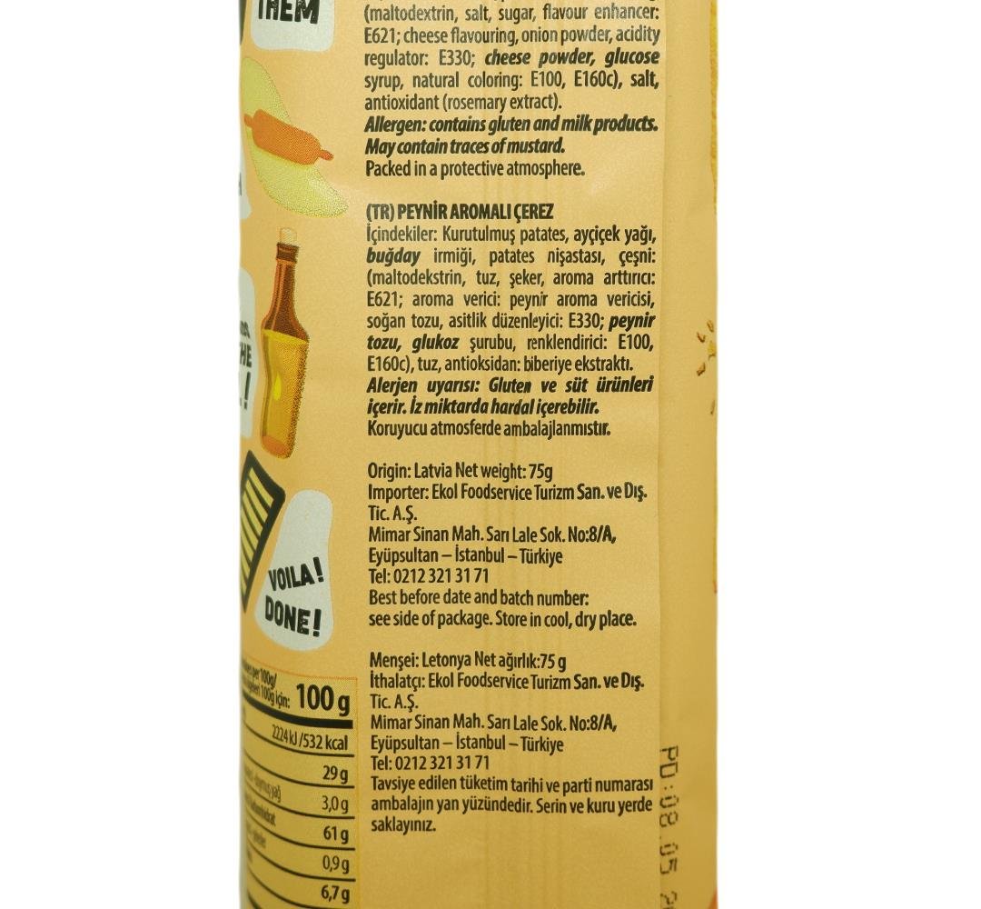 Long Chips Peynirli Cips 75 gr