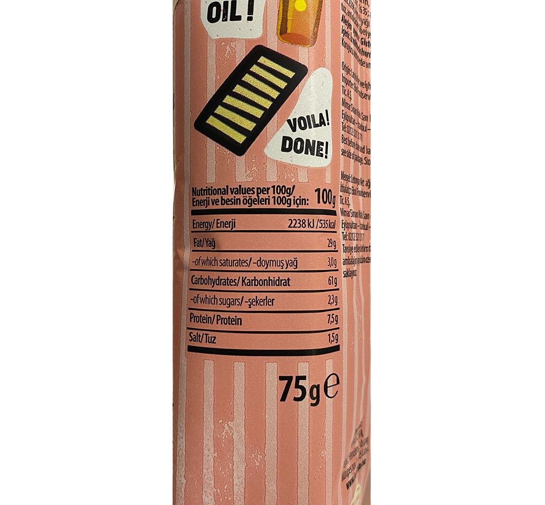 Long Chips Yengeçli Cips 75 gr