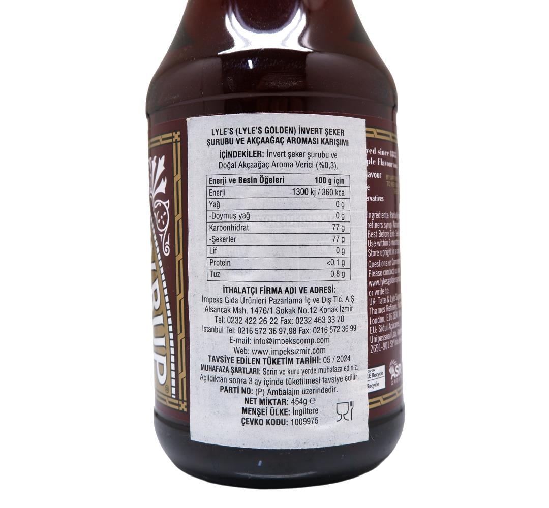 Lyles Golden Syrup Akçaağaç (Maple) Şurubu 454 gr