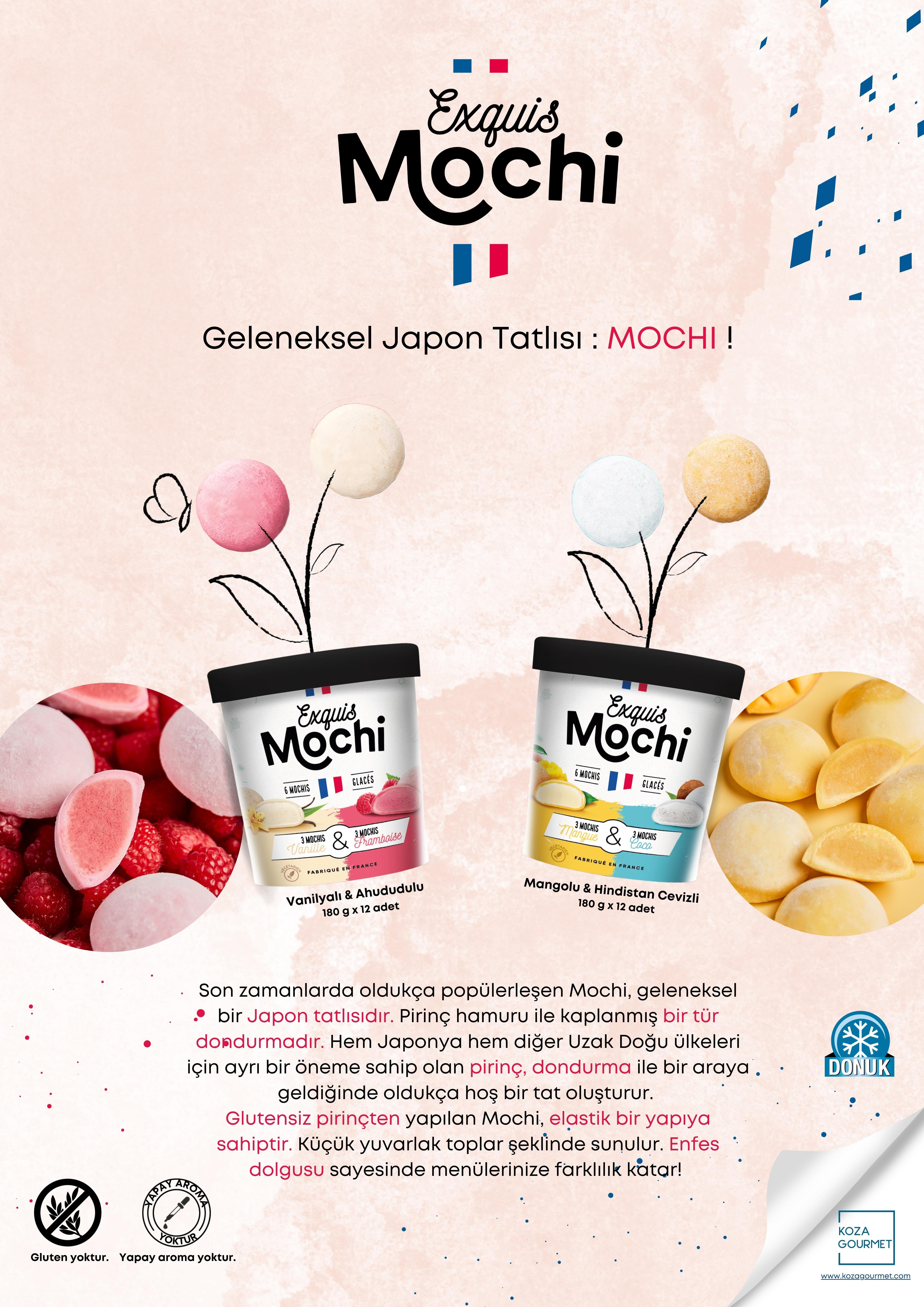 Mangolu & Hindistan Cevizli Mochi 180 Gr