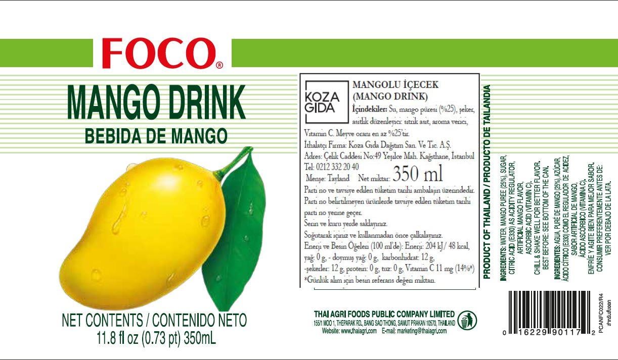 Mangolu İçecek 350 ml
