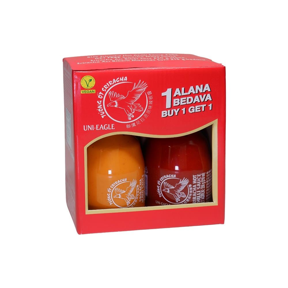 Sriracha 230 Gr + Sriracha Mayo 215 Gr Set