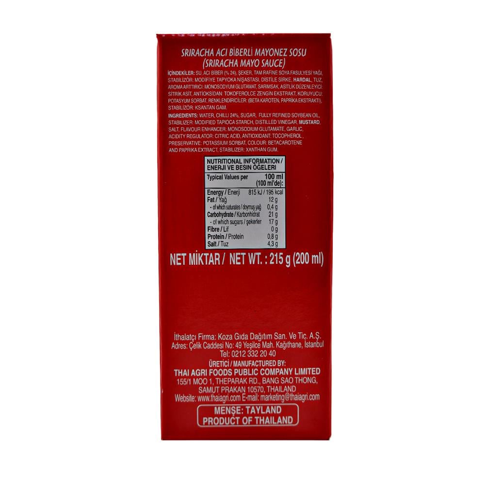 Sriracha 230 Gr + Sriracha Mayo 215 Gr Set