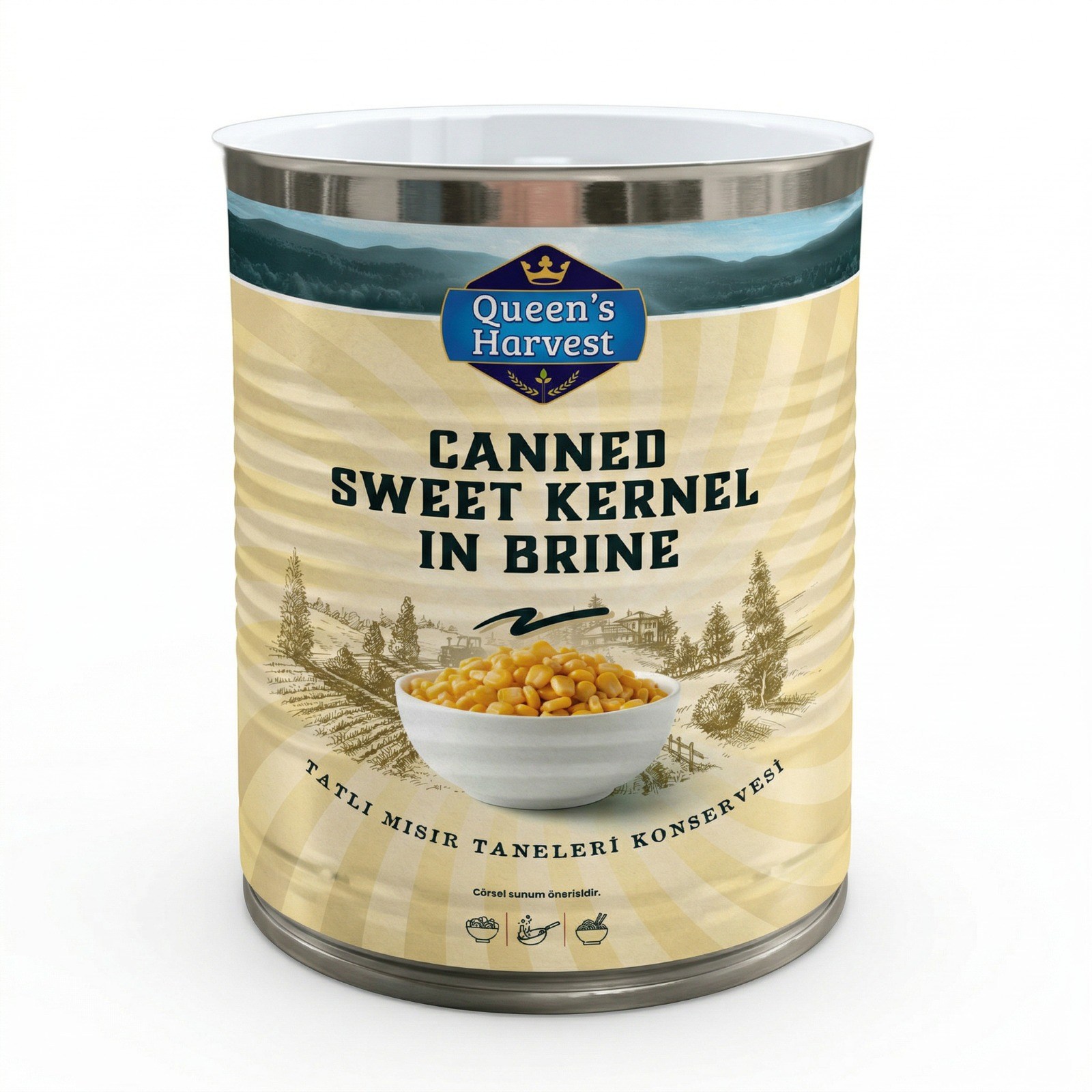 Tatlı Tane Mısır Konservesi (Suda) 3 kg
