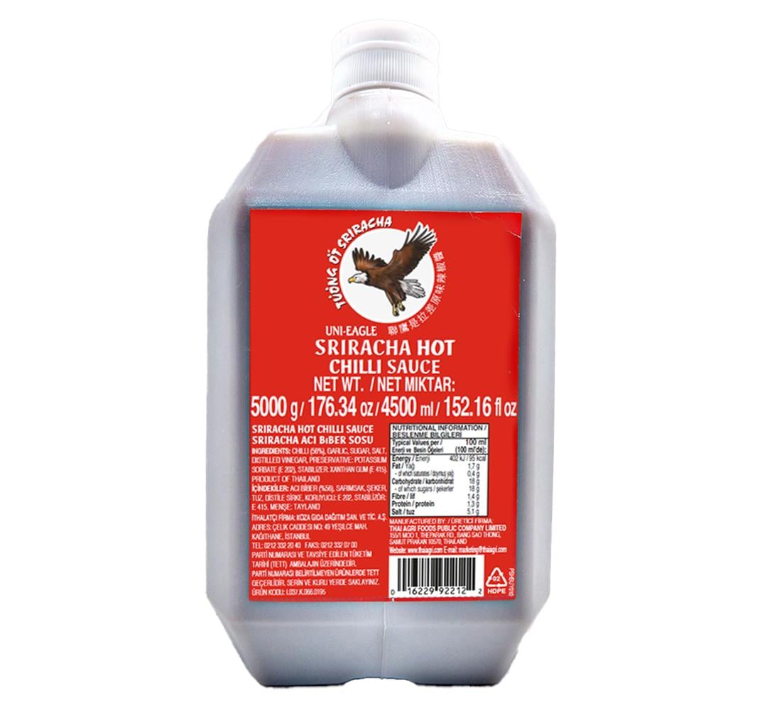 Thaiworld - Uni Eagle Sriracha Acı Biber Sosu 5 kg