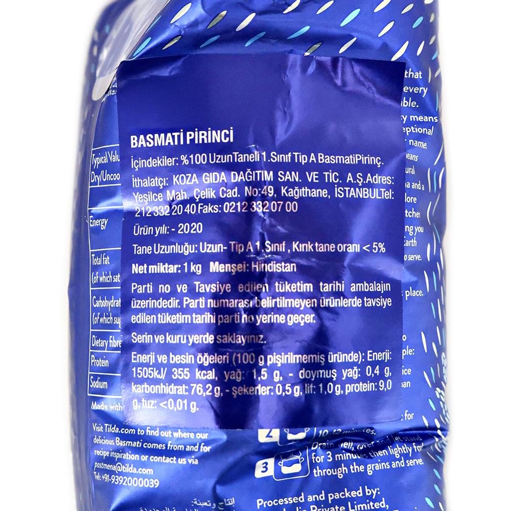Tilda Basmati Pirinci 1 kg