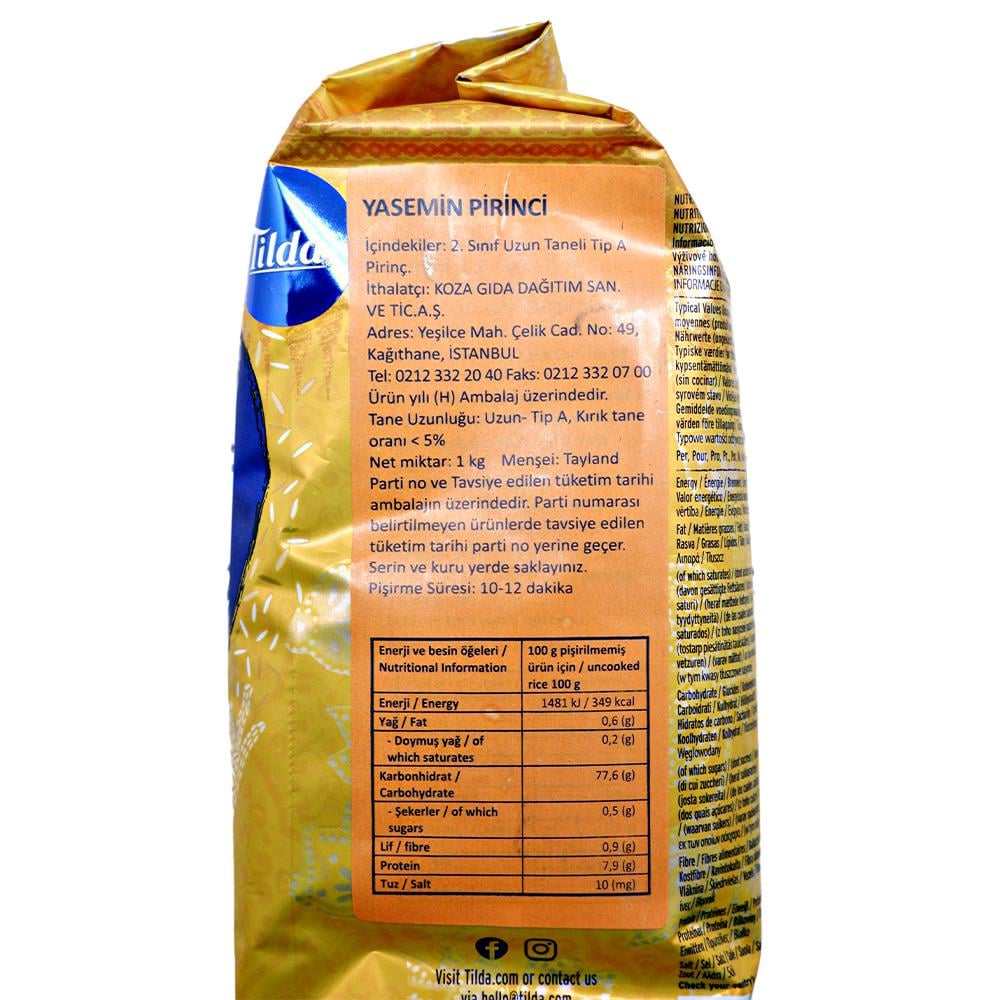 Tilda Yasemin Pirinci 1 kg