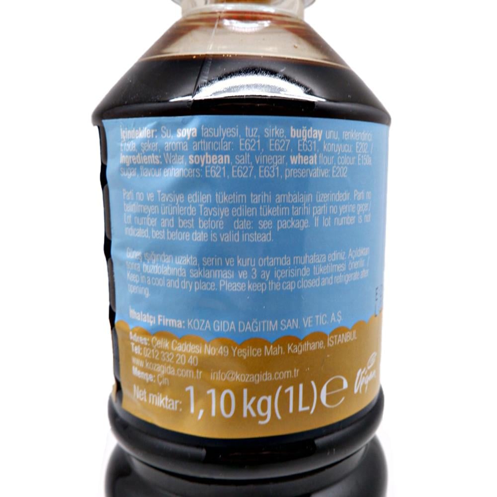 Tuzu Azaltılmış Soya Sosu Chefline Asia 1,10 Kg (1lt)