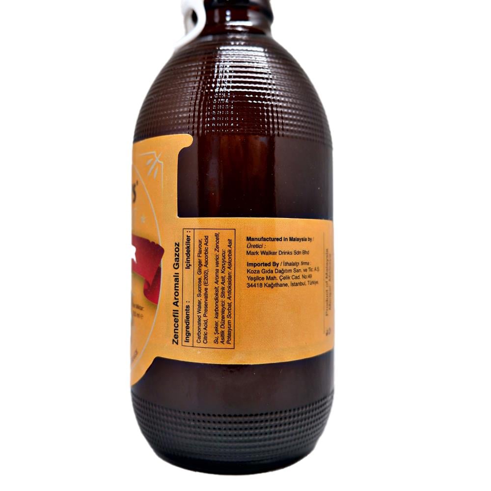 Zencefilli İçecek Ginger Beverage Walker's 250 ml X 24 adet