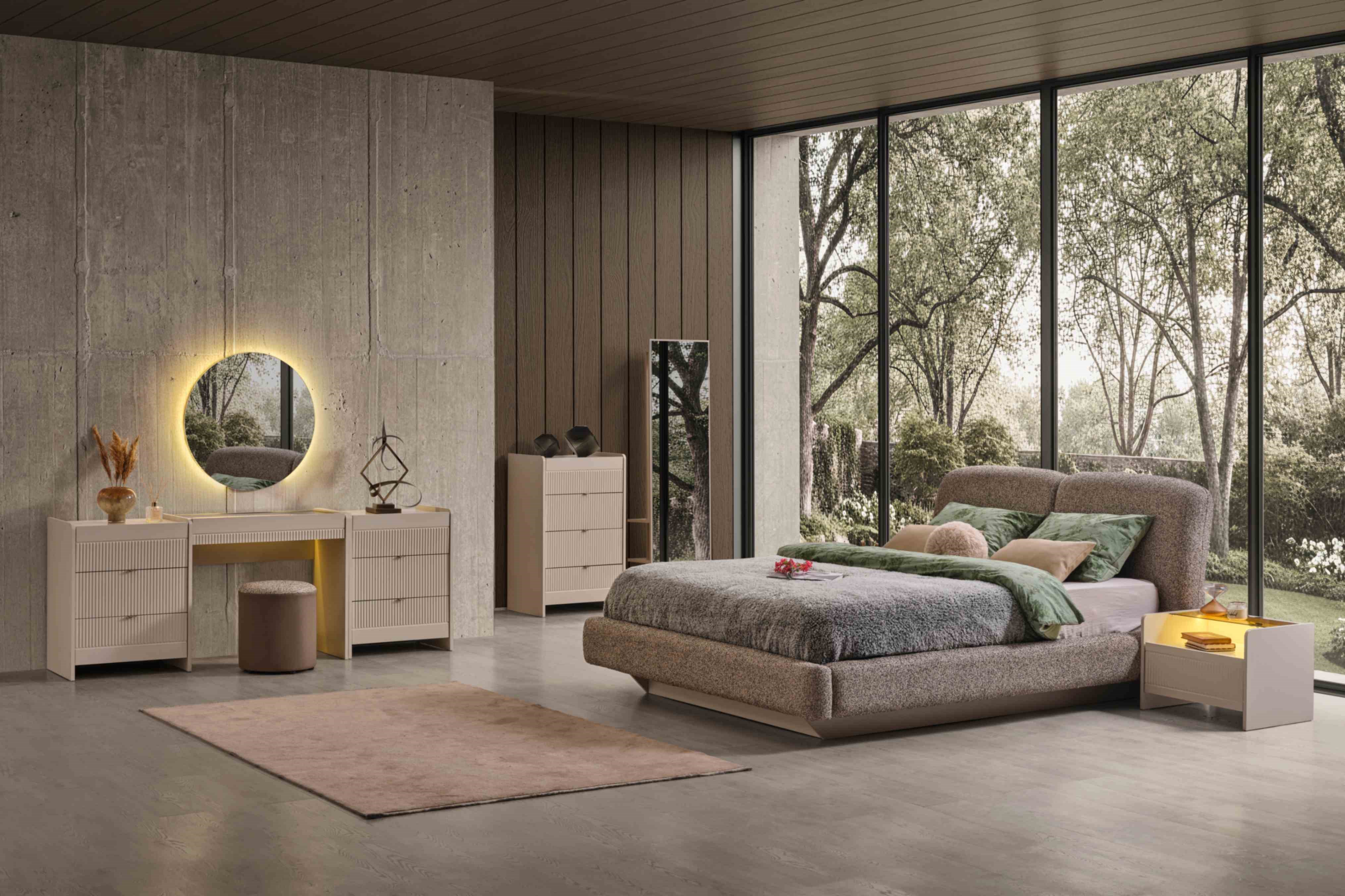 Atelier Yatak Odası Takımı - Mazello Mobilya'da