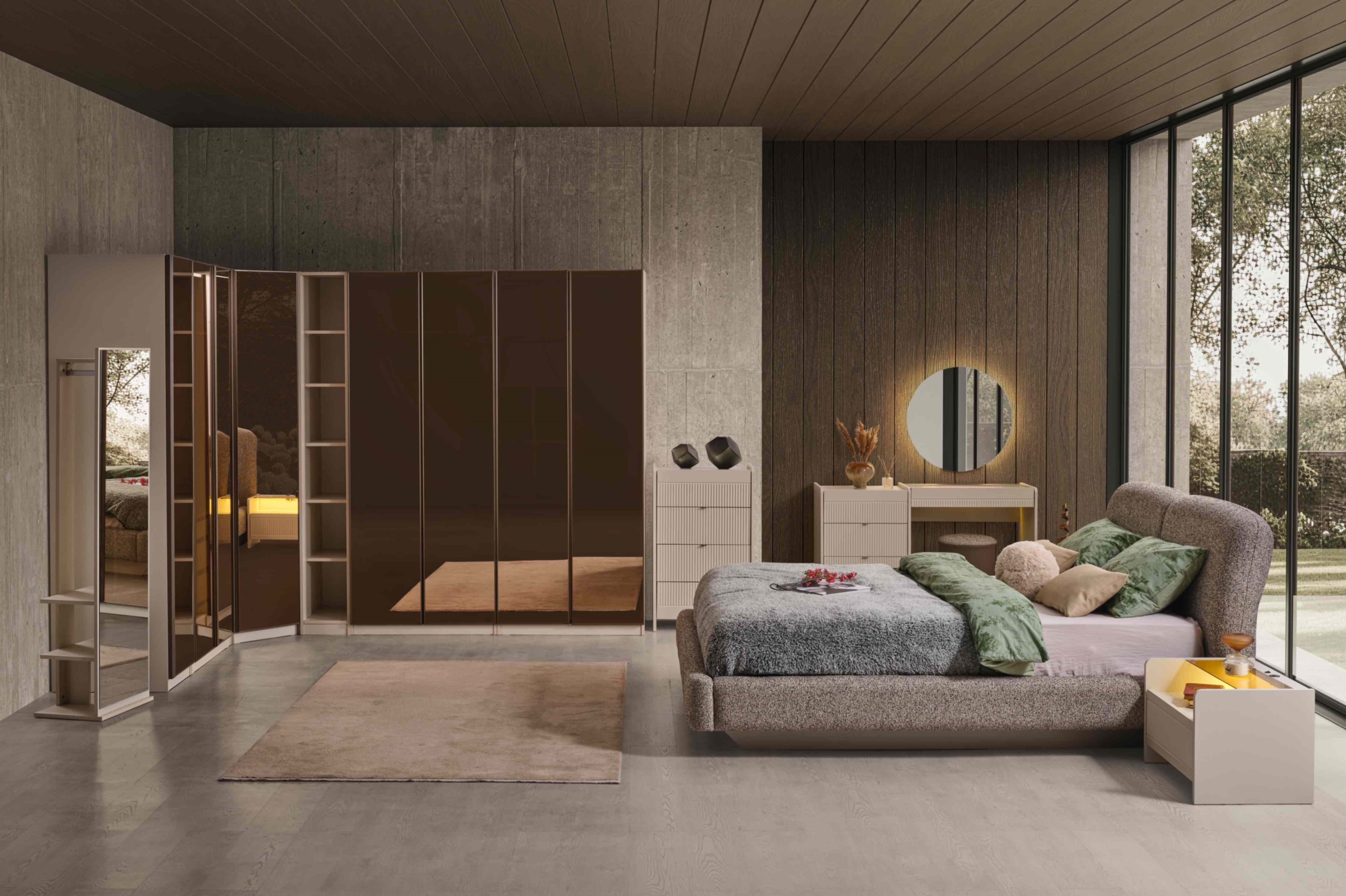Atelier Yatak Odası Takımı - Mazello Mobilya'da
