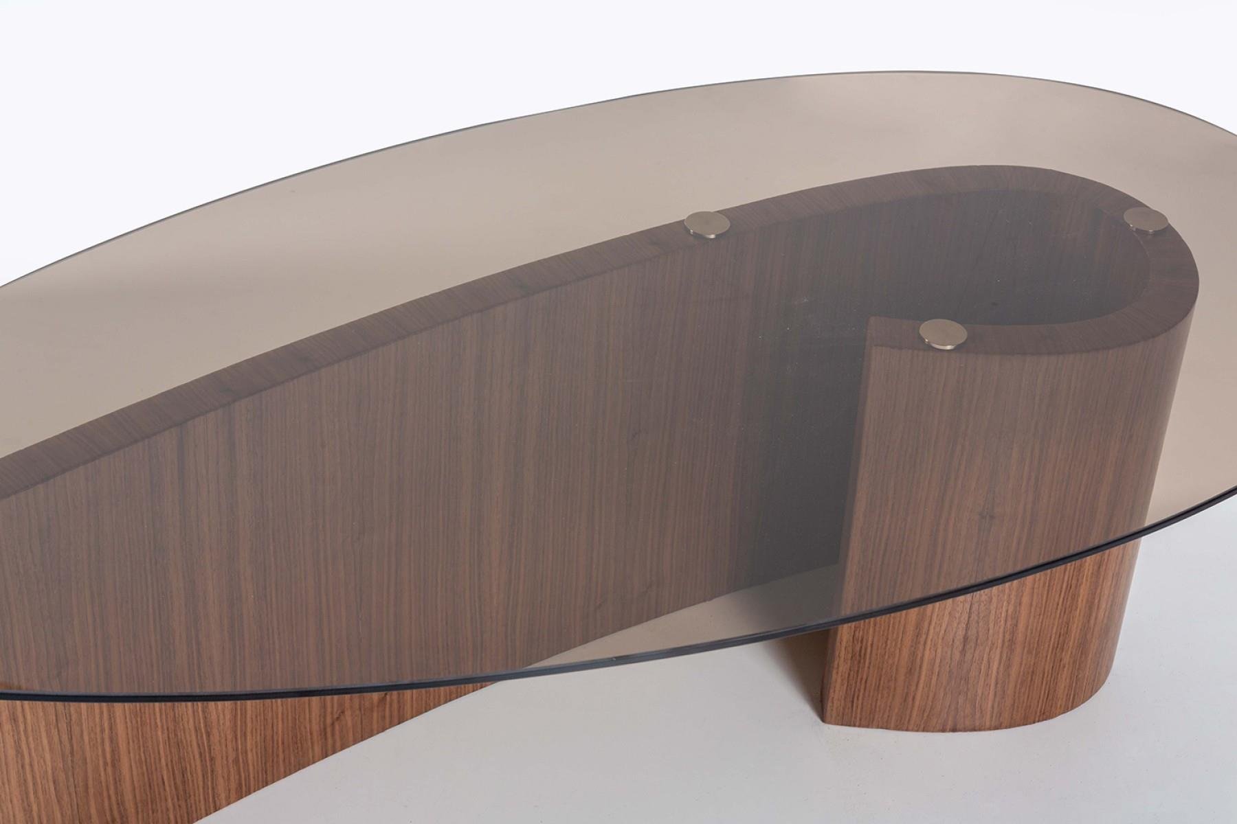 Milano Walnut Orta Sehpa - Mazello Mobilya'da