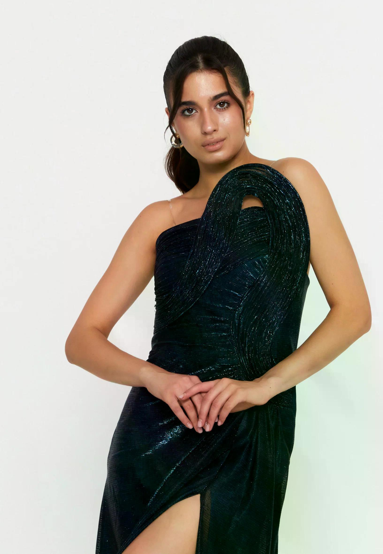 6035SIM SİMLİ ELBİSE