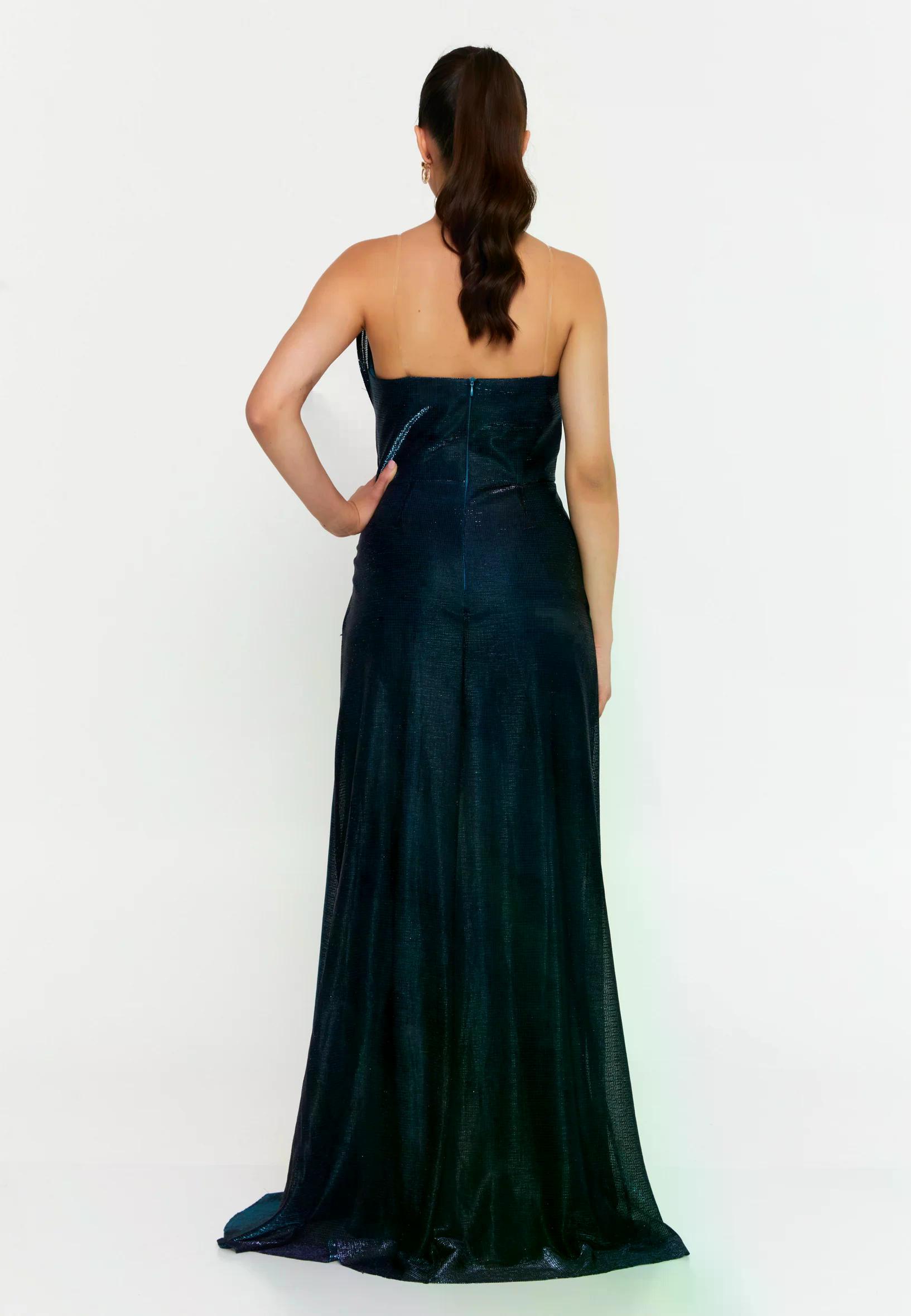 6035SIM SİMLİ ELBİSE